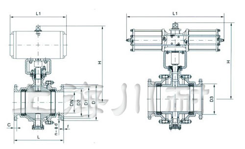 Q647H氣動(dòng)硬密封固定球閥