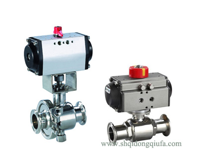 Q681F不銹鋼衛(wèi)生級氣動(dòng)兩片式球閥